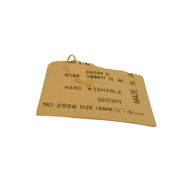 Vintage Lot of 24 Shank 2 & 4 Hole & Basket Weave Brown Buttons - Picture 12 of 12